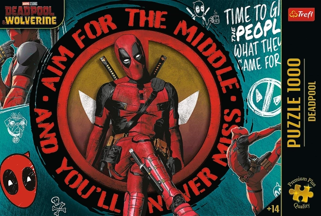 TREFL Puzzle Premium Plus: Deadpool 1000 dílků