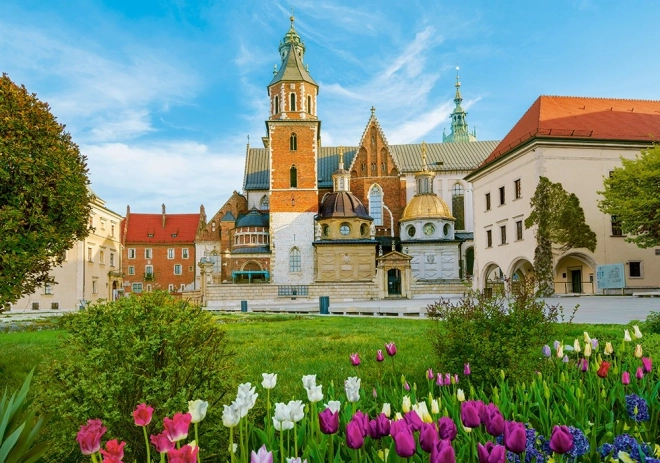 Puzzle 500 prvků hrad Wawel Krakov, Polsko