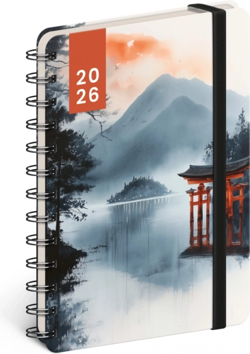 Notique spirálový diář Petito Japonsko 2025/2026