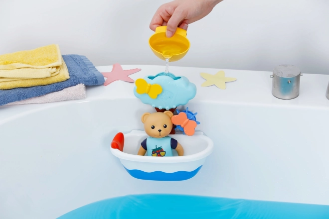 BABY born splish splash vanička s medvídkem