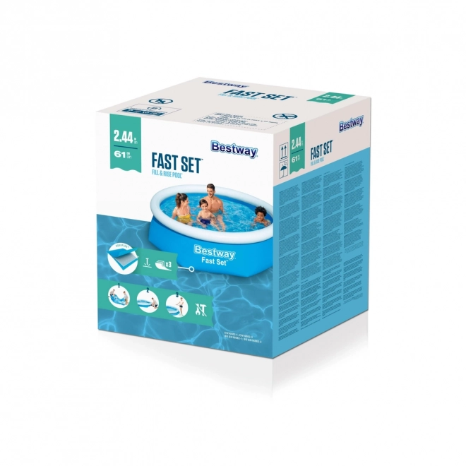 Nafukovací bazén s límcem 244 x 61 cm Bestway