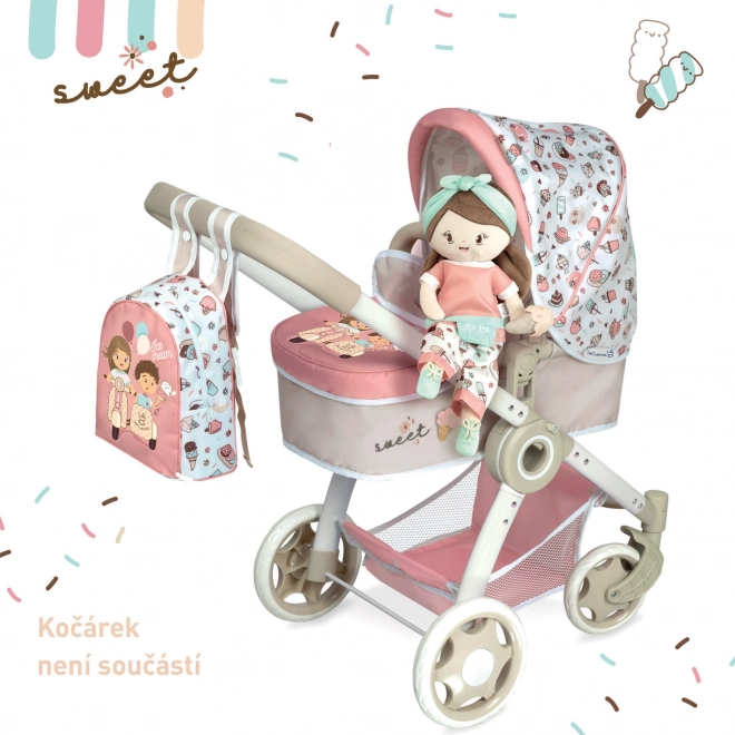 DeCuevas 20148 Plyšová panenka SWEET - 36 cm