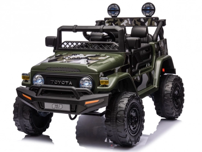 Elektrické autíčko Toyota FJ Cruiser pro děti – Zelená