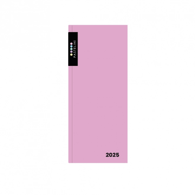 Týdenní diář 2025 v růžové barvě Pastelini