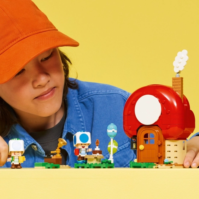 Lego Super Mario Toad a Dům