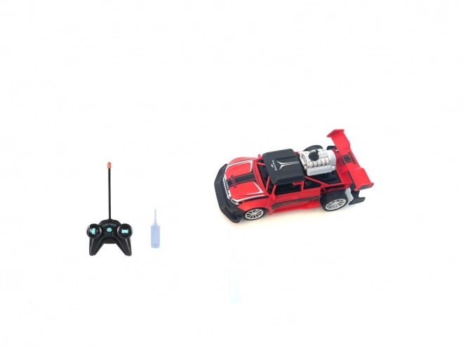 RC auto 1:20 s kouřovým efektem červené