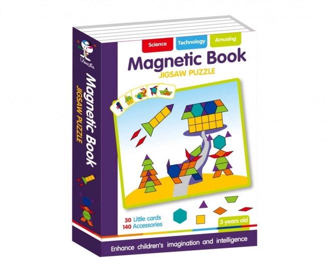 Magnetická kniha skládaček - tvary
