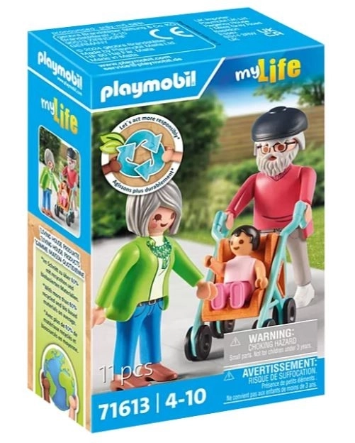 Figurky PLAYMOBIL My Life Prarodiče s vnoučetem