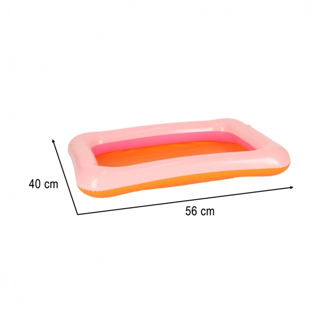 Kinetický písek béžový 1 kg s formičkami – Růžový