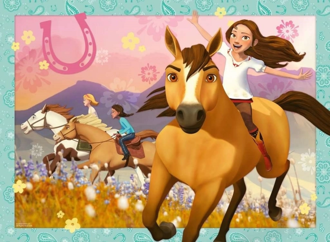 Ravensburger Puzzle Spirit: Volnost ve větru XXL 150 dílků