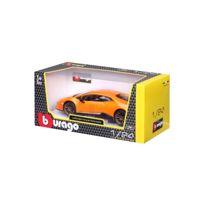 Lamborghini Huracan Performante oranžová model 1:24