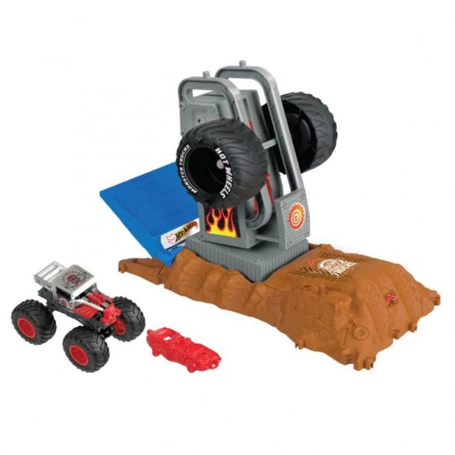 Hot Wheels Monster trucks aréna - závodní výzva herní set HNB87 – HW Tiger Shark