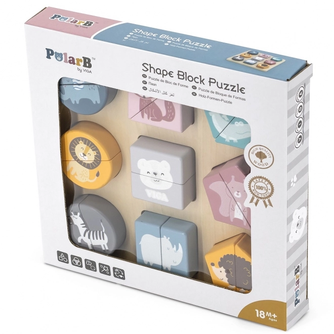 Tvarové puzzle PolarB
