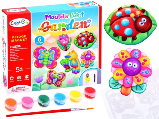 Kreativní sada pro výrobu magnetů - zahrada DIY