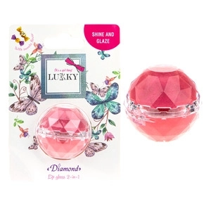 Lukky lesk na rty diamant 2-v-1, sladká příchuť, barvy: svět