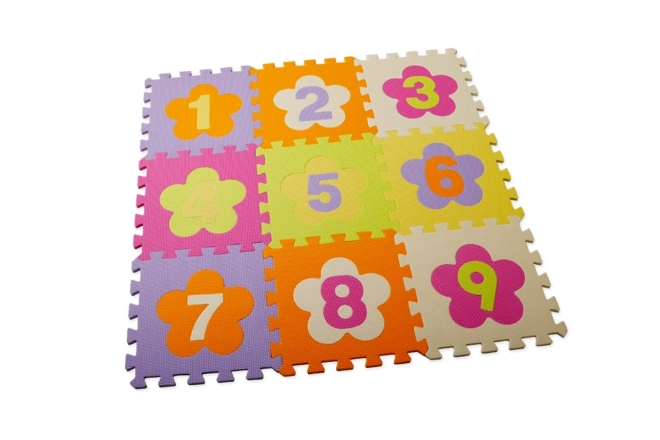 Pěnové puzzle 9 ks čísla