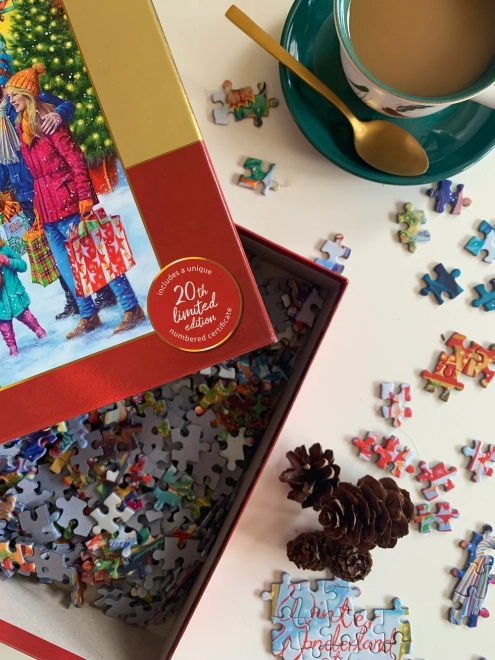 Gibsons Puzzle Limitovaná Vánoční Edice Zimní Říše Zázraků 1000 Dílů