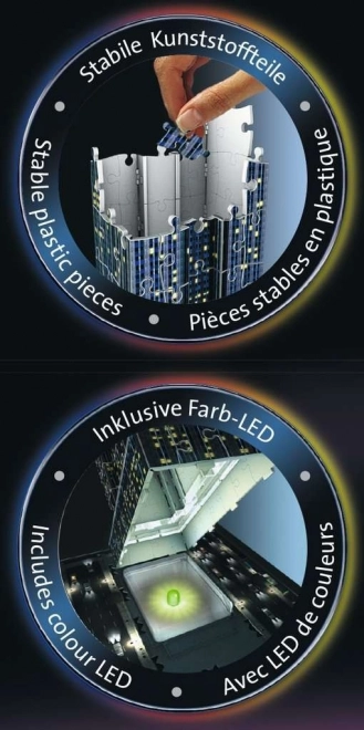 RAVENSBURGER Svítící 3D puzzle Noční edice Empire State Building 216 dílků