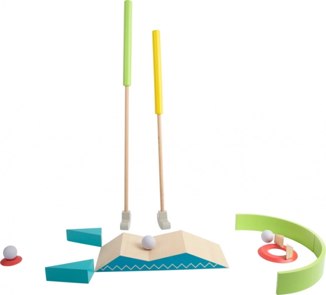 dětský minigolf set small foot Active z FSC dřeva