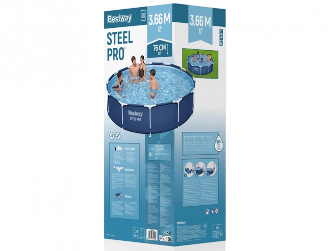 Bestway Steel Pro kruhový bazén s rámem