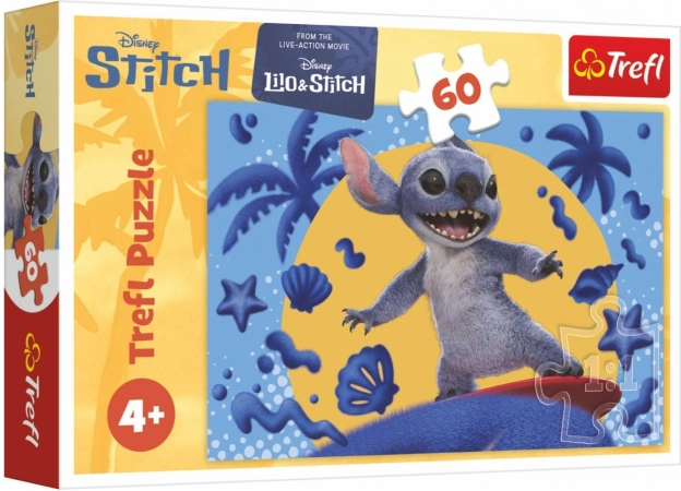 puzzle den se stitchem 60 dílků