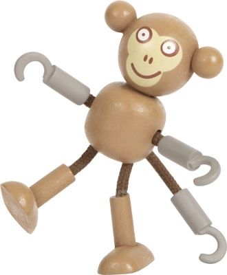 Ohebné pirátské panenky ze dřeva