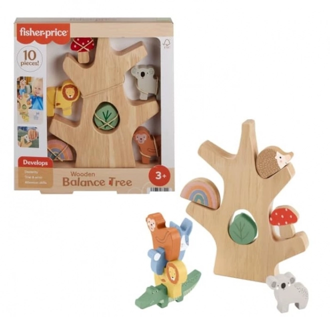 Dřevěná stavebnice strom Fisher-Price