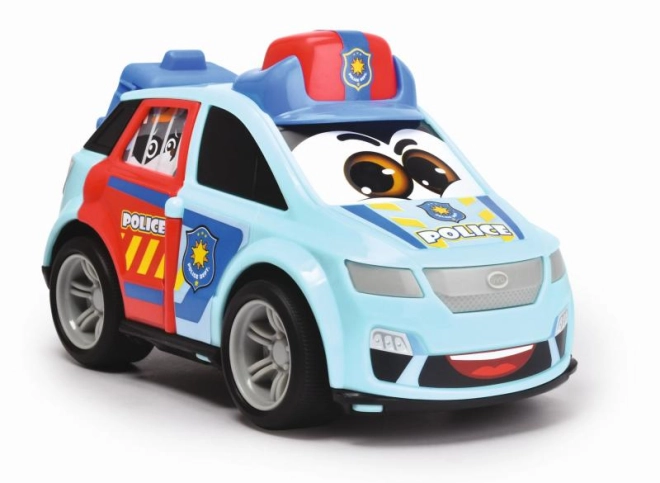Neohrožený policejní automobil