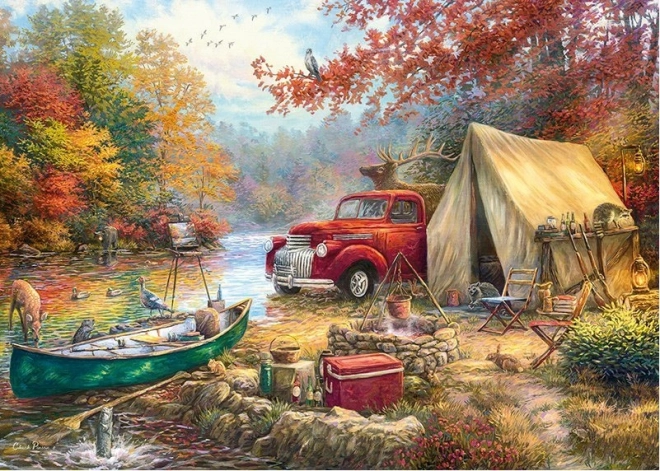 Puzzle Sdílej volnou přírodu 1000 dílků
