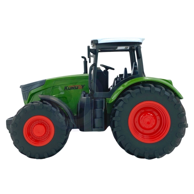 Woopie zelený traktor s gumovými koly