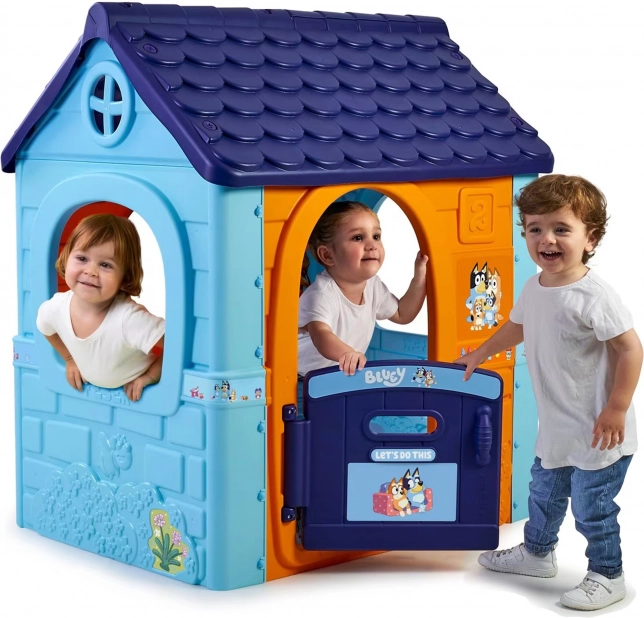 Dětský zahradní domek Bluey se schránkou na dopisy