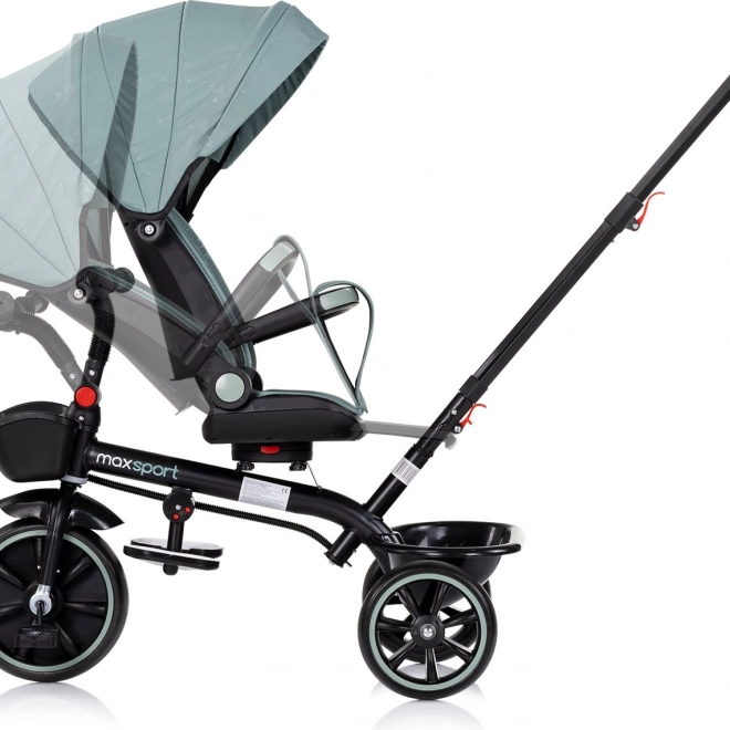 Tříkolka se stříškou 2v1 Chipolino Max Sport Basil