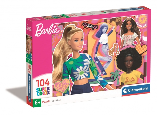 CLEMENTONI Puzzle Barbie 104 dílků