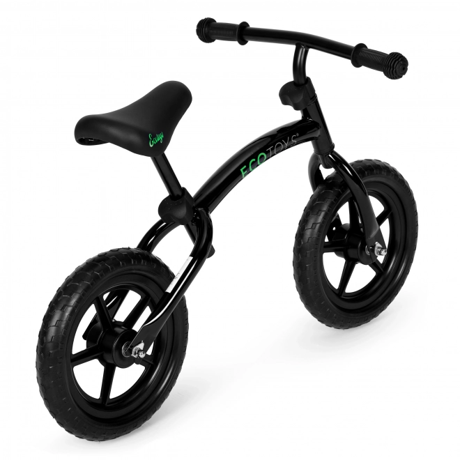 Dětské balanční kolo, odrážedlo, kola EVA ECOTOYS – černé