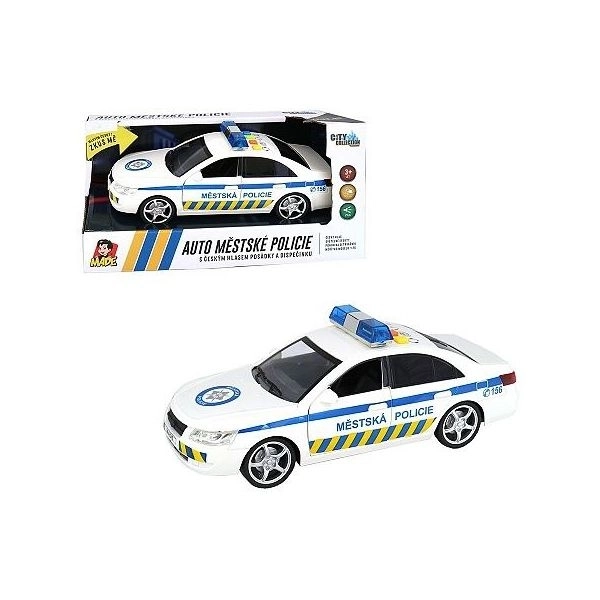 Auto městské policie s hlasem