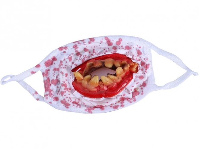 Krvavá zuby maska na Halloween