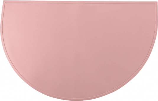 Silikonové půlkruhové prostírání Old Pink