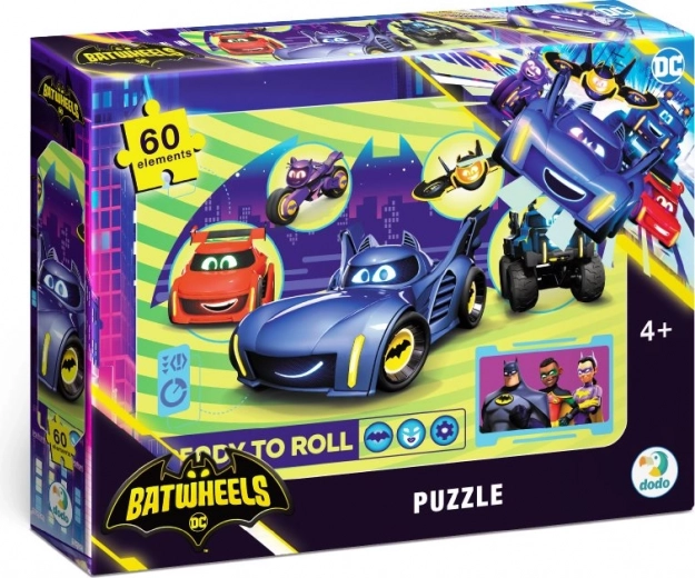 DODO Puzzle Batwheels: Zábavná jízda 60 dílků