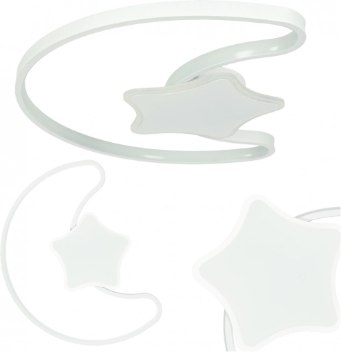 Stropní LED lampa pro dětský pokoj s dálkovým ovládáním