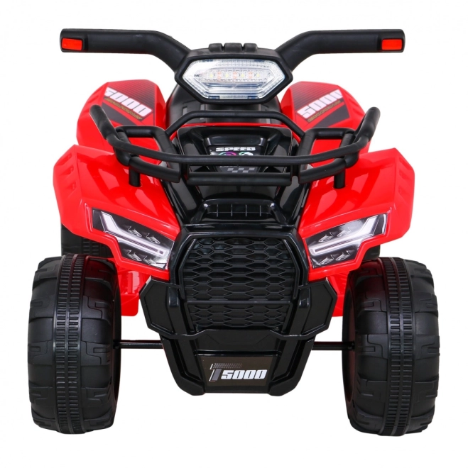 Dětská bateriová čtyřkolka Storm + 25W motor + MP3 USB + LED dioda – Červená