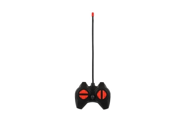Avto RC mini tovornjak plast 12cm 27MHz na baterije s svetlobami v škatli 18x11,5x10cm – Modré