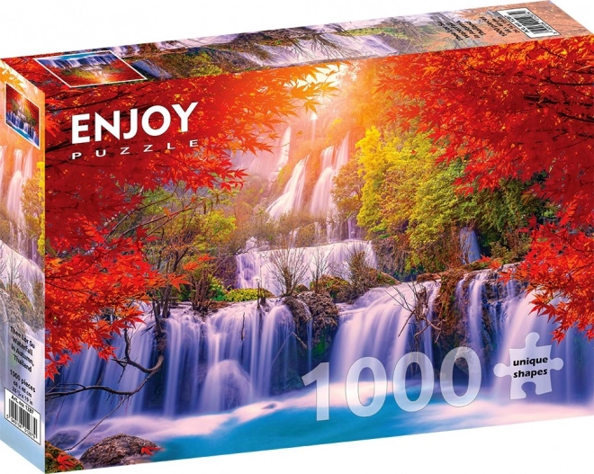 Puzzle Vodopád Thi Lo Su na podzim, 1000 dílků