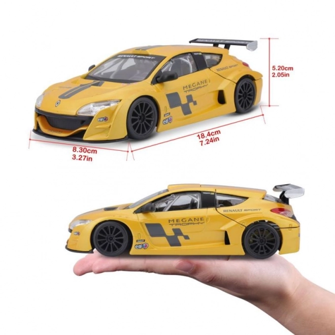 Bburago 1:24 Renault Mégane Trophy Metallic žlutá 18-22115