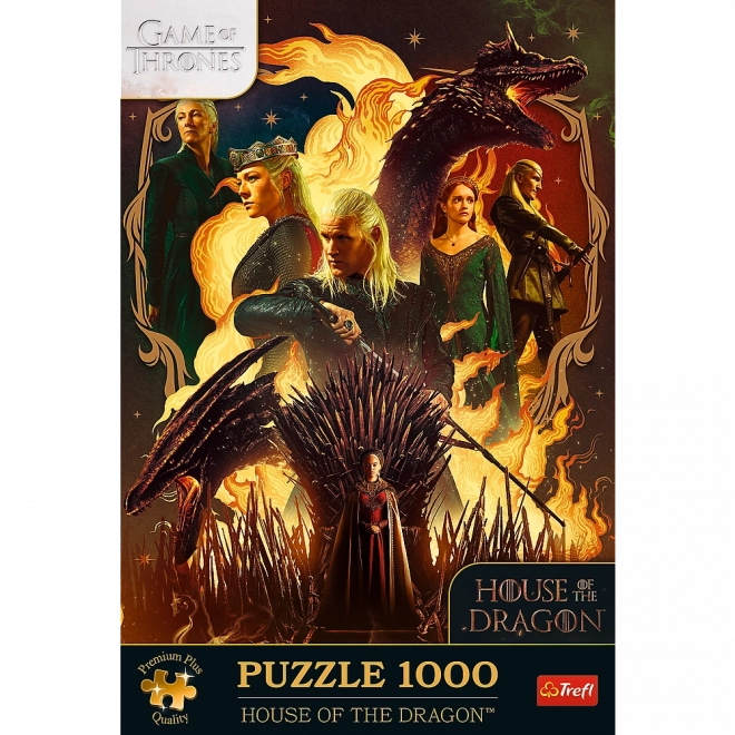 Puzzle 1000 dílků Premium Plus rod draka