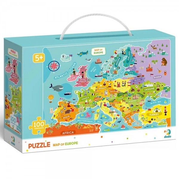 Puzzle Mapa Evropy -100 dílků