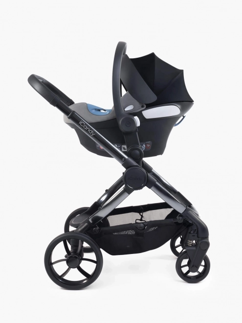 ICandy Peach 7 light grey kočárek - kompletní sada – Tmavě šedá