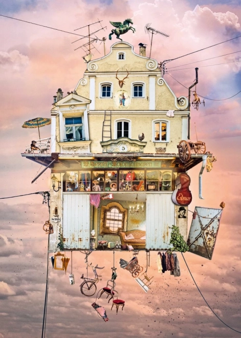 Puzzle Dům plný pokladů 1000 dílků