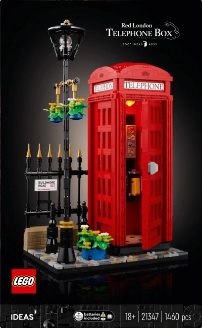 LEGO Ideas Červená Londýnská Telefonní Budka