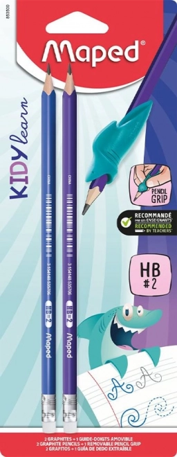 Sada grafitových tužek Maped Kidy Learn Finger Guide 2 ks