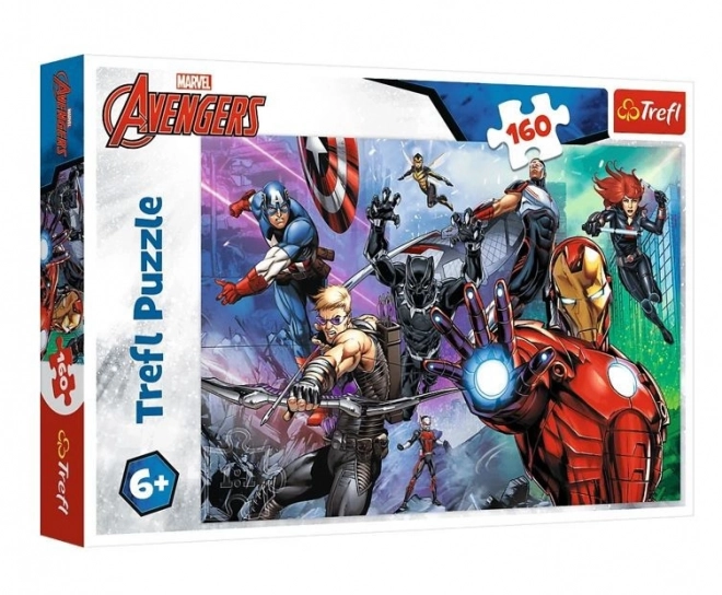 Puzzle 160 prvků Marvel Vždy připraveni hrdinové Avengers